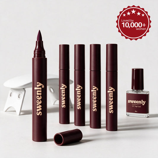 The full range of Sweenly Nail Pen shades