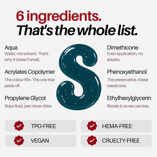 Abyss Nail Pen — 6-ingredient formula, TPO-free, HEMA-free, vegan