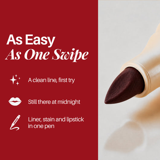 Bubble Lip Pen — as easy as one swipe, clean line first try