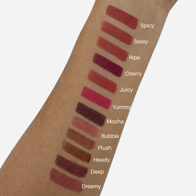 Bubble Lip Pen — full Sweenly lip pen shade range swatched