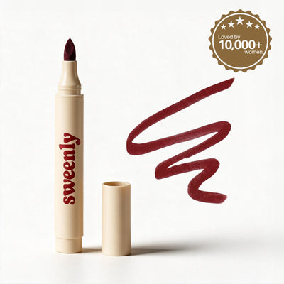 Cherry Lip Pen — lip pen and colour swatch