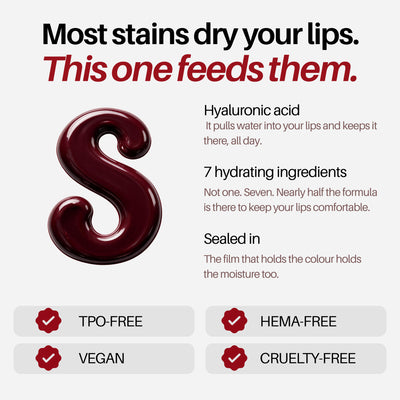 Cherry Lip Pen — hydrating formula, TPO-free, HEMA-free, vegan