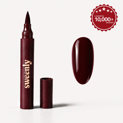 Chocolate Nail Pen — nail pen and colour swatch