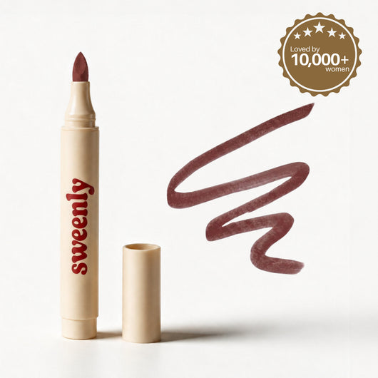 Deep Lip Pen — lip pen and colour swatch