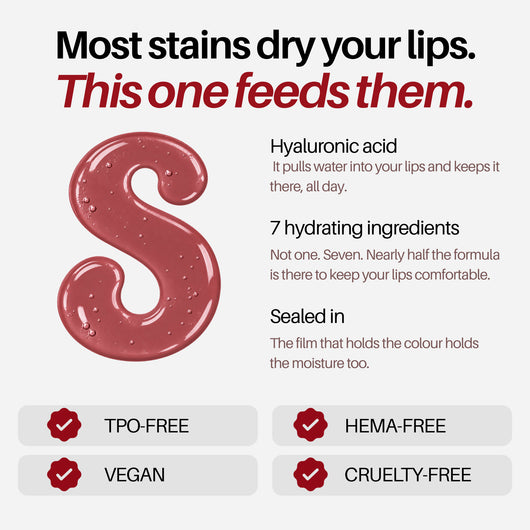 Juicy Lip Pen — hydrating formula, TPO-free, HEMA-free, vegan