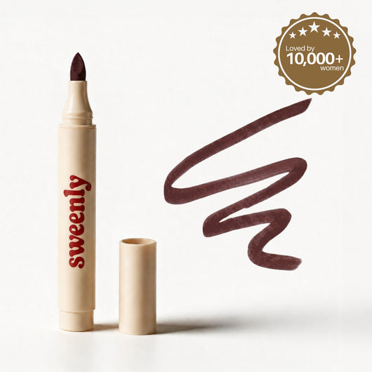 Mocha Lip Pen — lip pen and colour swatch