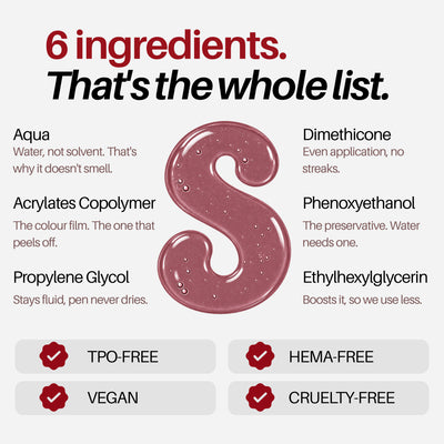 Pinky Nail Pen — 6-ingredient formula, TPO-free, HEMA-free, vegan