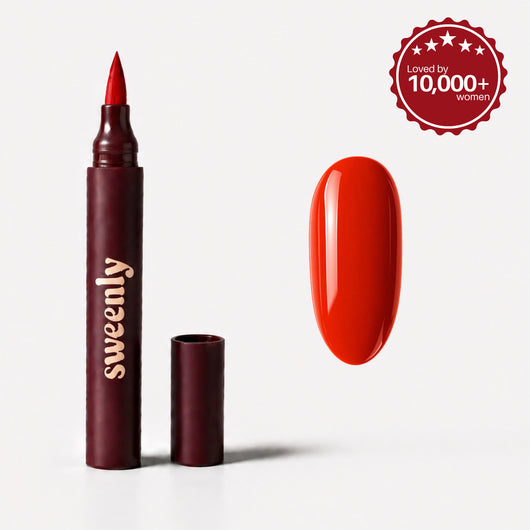 Poppy Nail Pen — nail pen and colour swatch