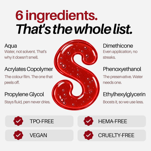 Poppy Nail Pen — 6-ingredient formula, TPO-free, HEMA-free, vegan