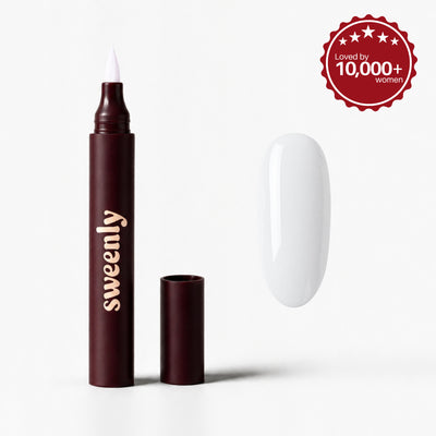 Snow Nail Pen — nail pen and colour swatch