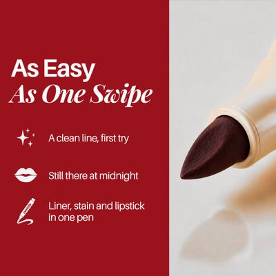 Spicy Lip Pen — as easy as one swipe, clean line first try