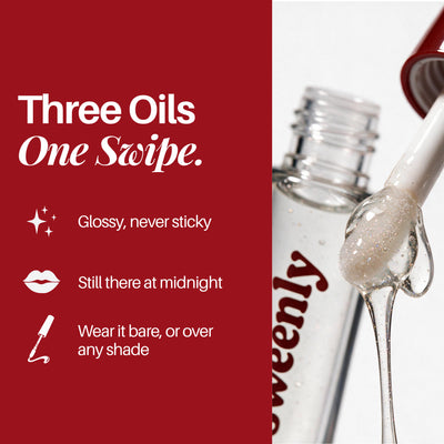 Sweenly Gloss — three oils, one swipe, glossy and never sticky