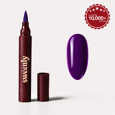 Violet Nail Pen — nail pen and colour swatch