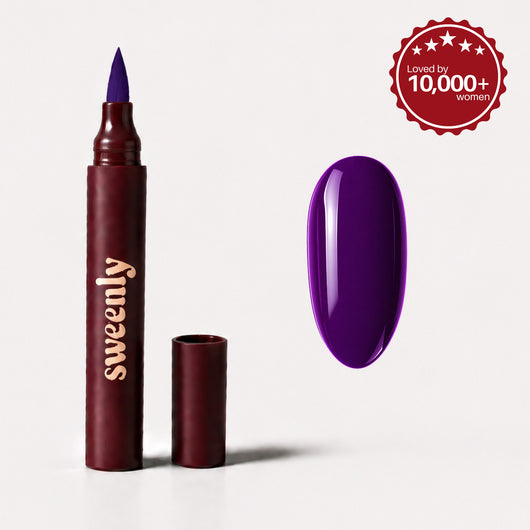 Violet Nail Pen — nail pen and colour swatch